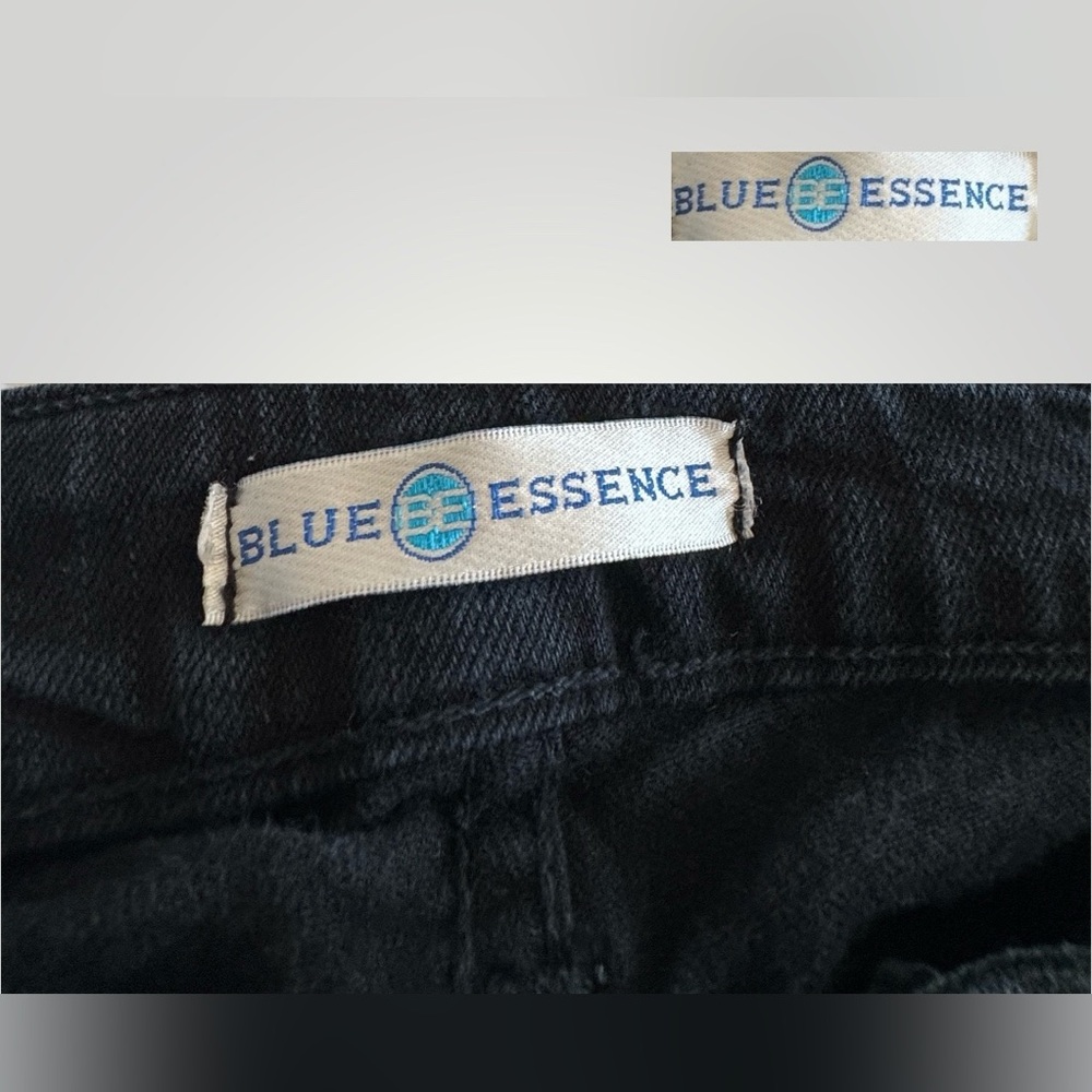 BLUE ESSENCE Slim Leg Black Jeans - Picture 6 of 8